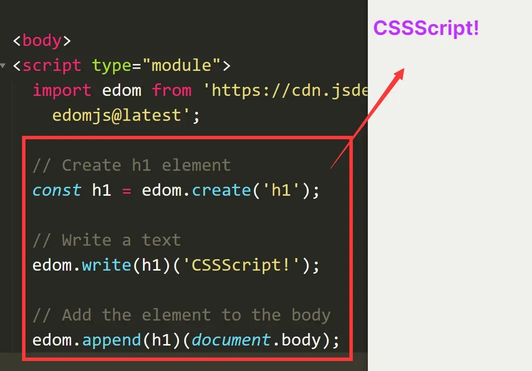 Simplify DOM Manipulation With Edom.js