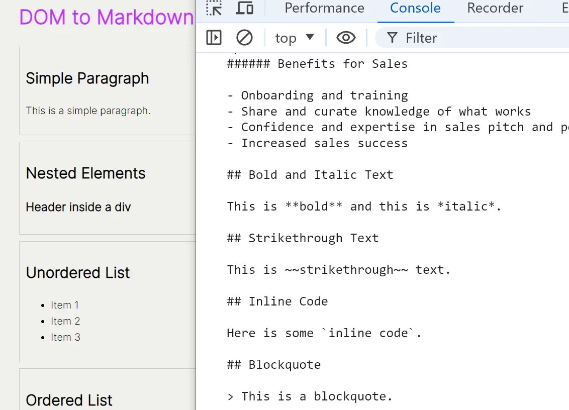 Convert HTML To LLM-Friendly Semantic Markdown Using JavaScript