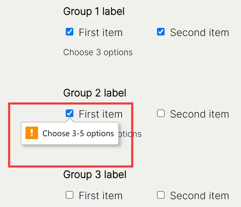 Precise Checkbox Validation With Required Checkboxes Web Component