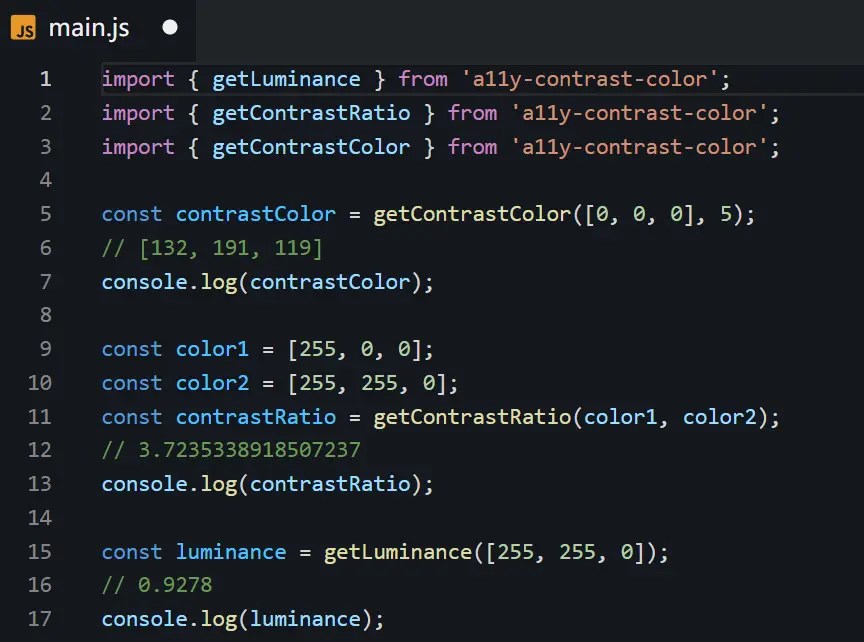 Calculate and Improve Color Contrast To Enhance Accessibility – a11y-contrast-color