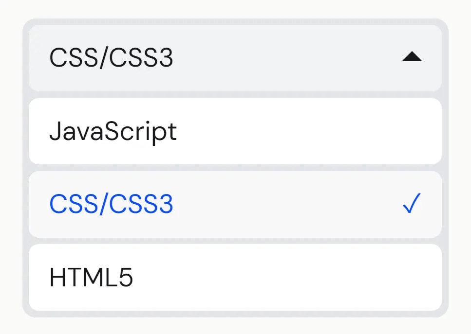 Accessible Dropdown Menu With Smooth JavaScript Animations
