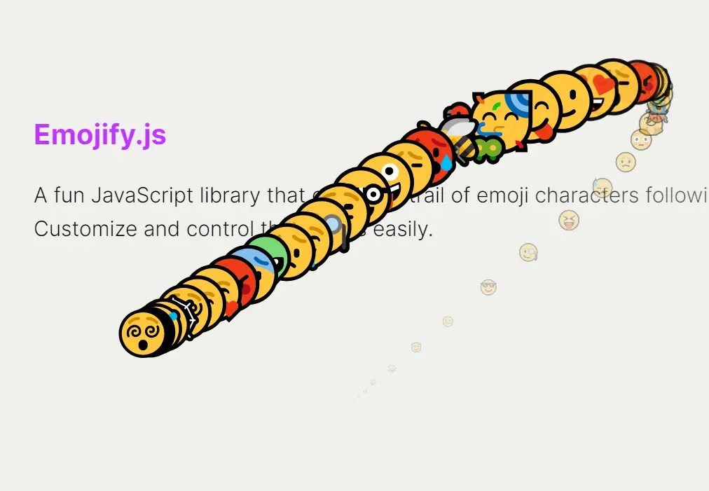 Add Playful Emoji Trails To Your Cursor – Emojify.js