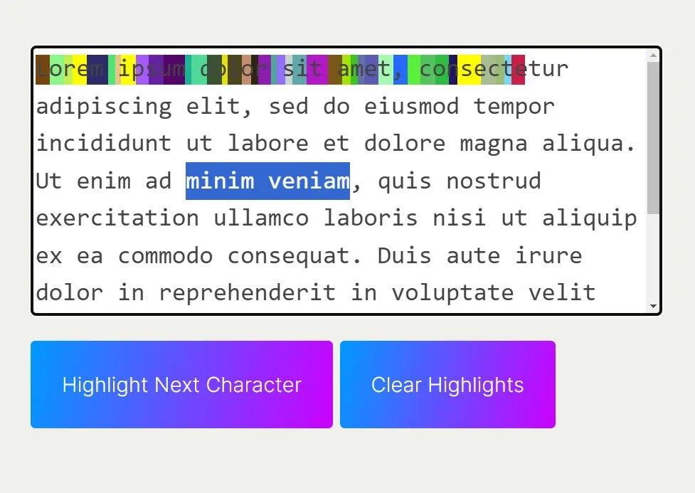 Highlight Ranges Within HTML Textareas – Lightweight Textarea Highlighter