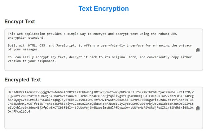 Text Encryption