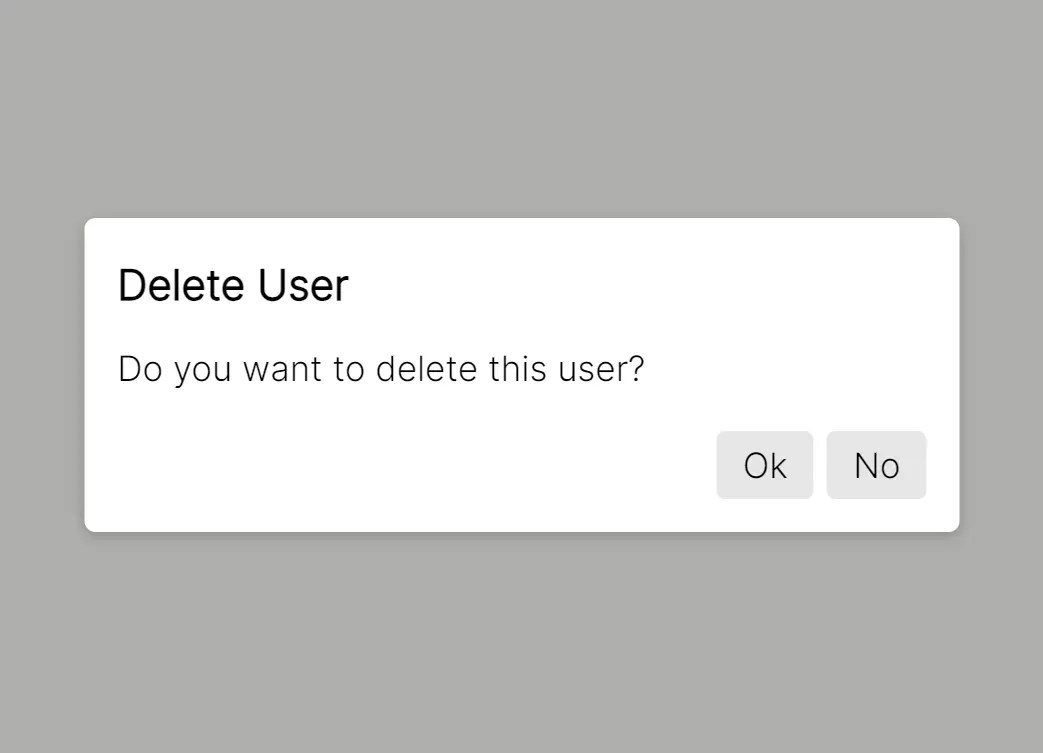 Minimal Stylish Alternative To Browser Confirm Dialogs – JavaScript Confirm