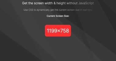 get-screen-size-no-javascript