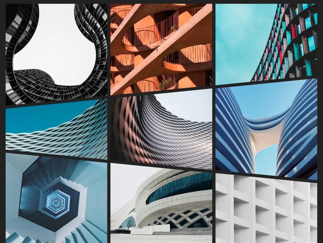 Slanted Grid Gallery