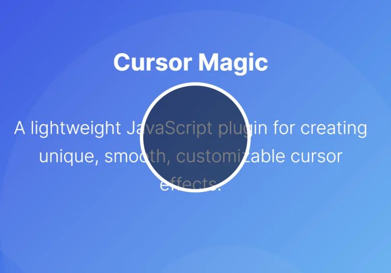 Smooth Cursor Magic Ui - Dark Designs - Modern 8K Collection