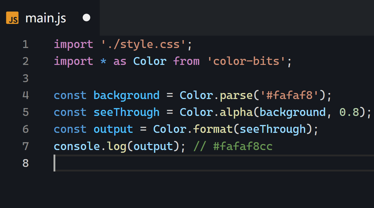 High-Performance Color Manipulation in JavaScript – Color-bits