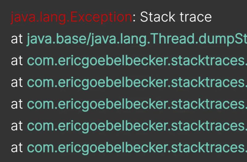 Understanding And Leveraging The Java Stack Trace - Dark Images - Classic HD Collection