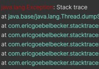 highlight-java-stack-traces