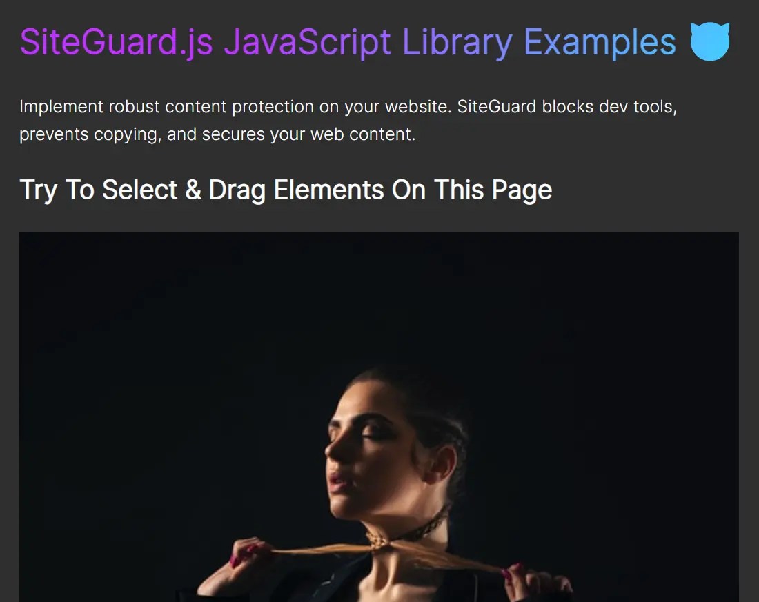 Prevent Content Theft on Your Website – SiteGuard.js