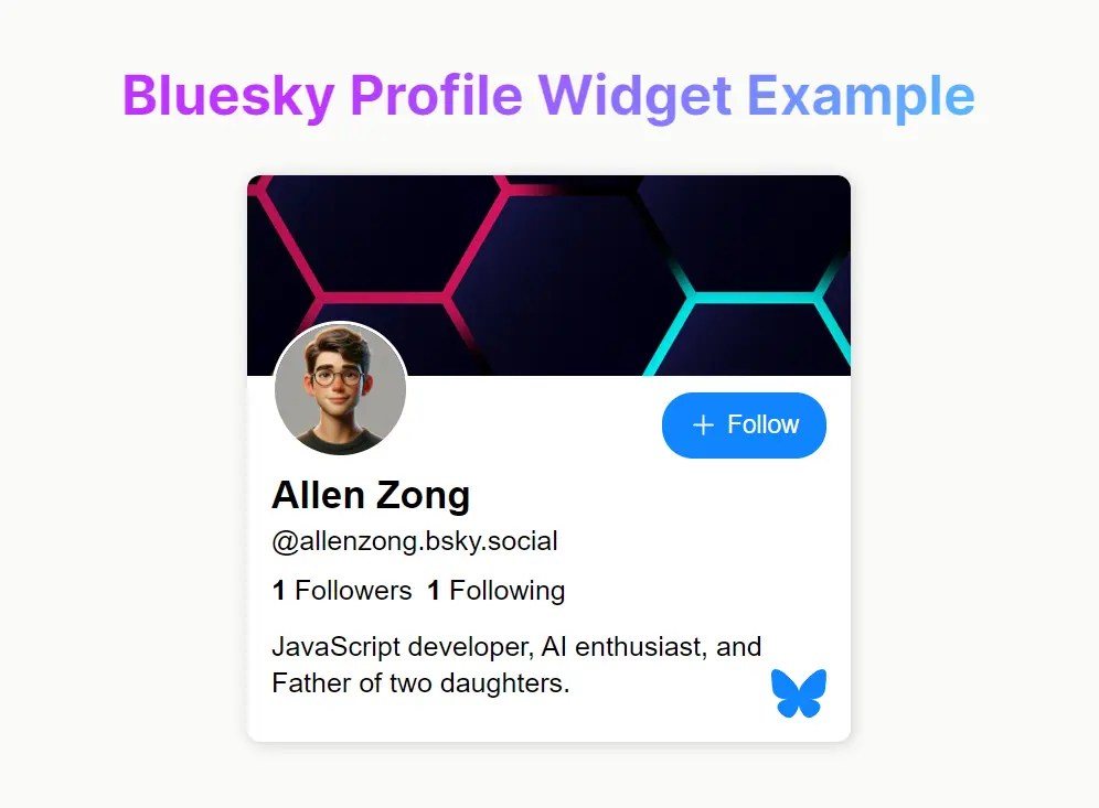 Embed Bluesky Profiles on Your Website – Bluesky Profile Widget