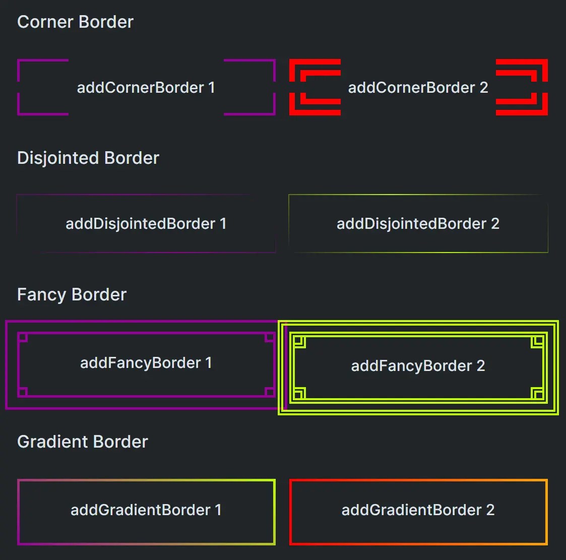 10+ Stunning Border Styles For UI/UX Design – Bordex.js
