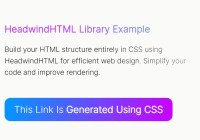 write-html-in-css