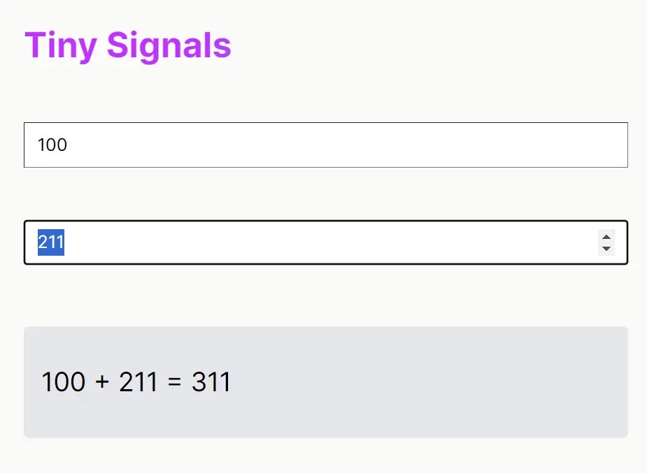 Minimal State Management for Vanilla JavaScript – Tiny Signals