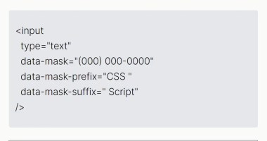 input-masking-masky