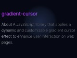 Add Custom Spotlight Effects To Mouse Movements Gradient Cursor Css