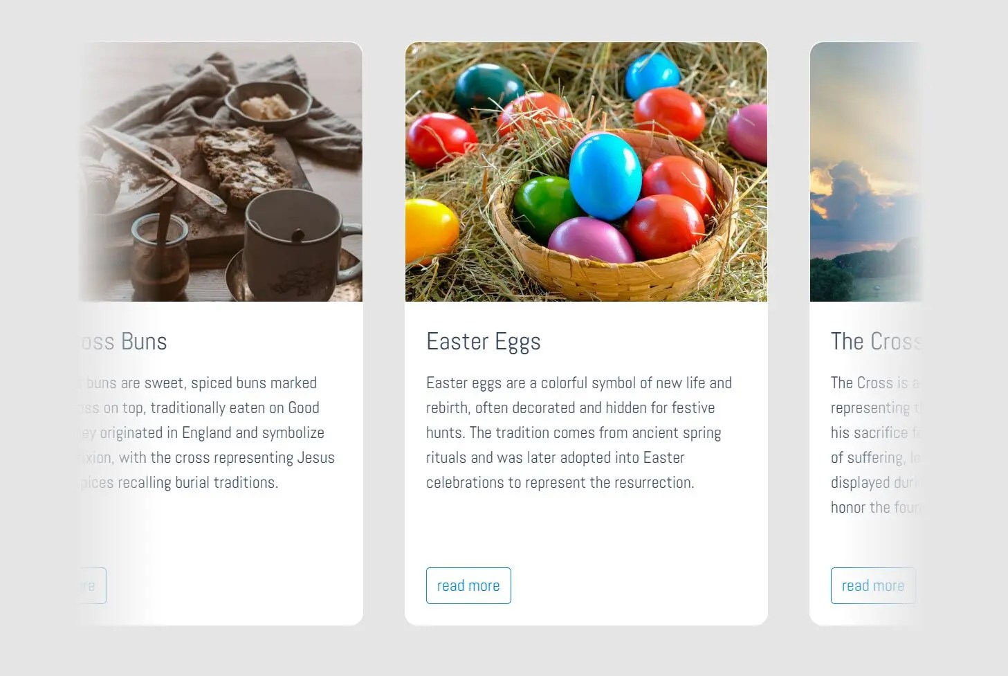 CSS-only Infinite Card Carousel with Smooth Gradient Transitions