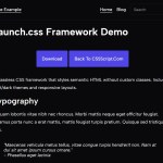 Zero-Class Web Development with launch.css Framework