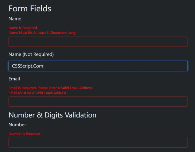 declarative-form-validation-strictly