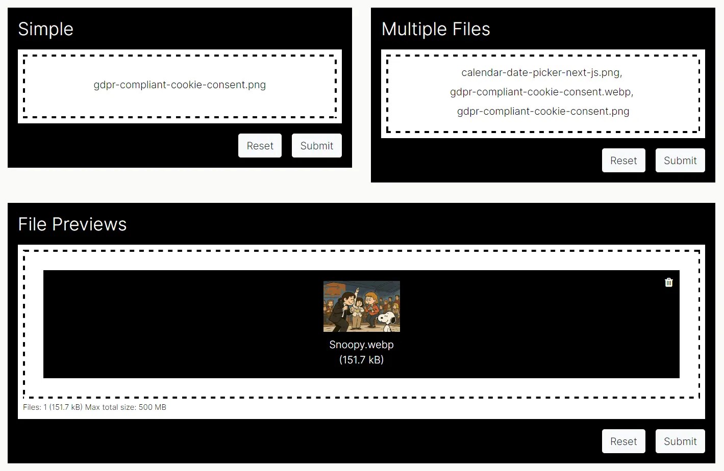 Lightweight Custom File Input Control – FileBokz