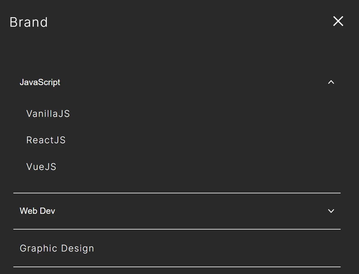 Responsive Accessible Dropdown Menu Template with Vanilla JavaScript
