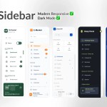 6 Modern Responsive Sidebar Navigation Components for TailwindCSS