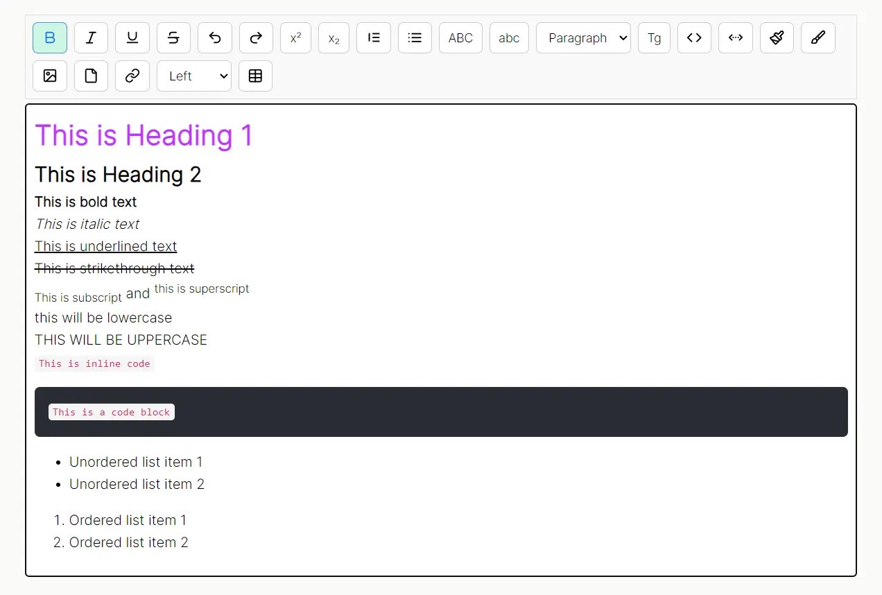 Lightweight WYSIWYG Editor for Modern Web Apps – RayEditor