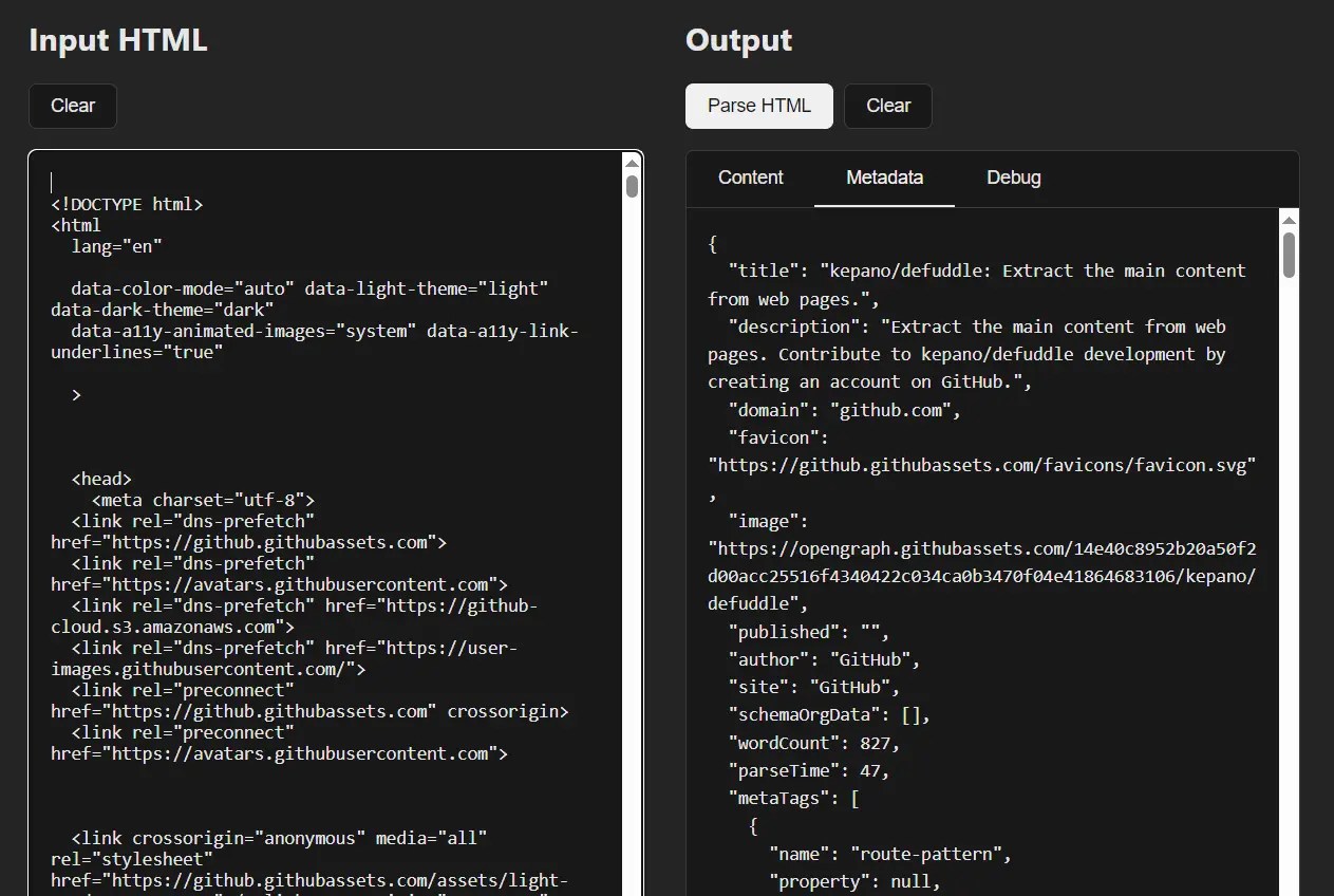 Extract Clean Web Content with Defuddle.js