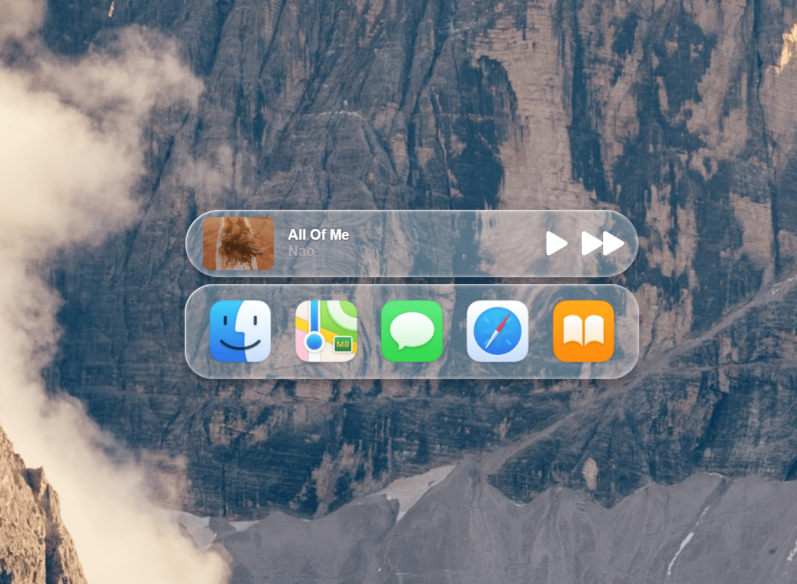 Create Apple Liquid Glass UI with Pure CSS & SVG Filter