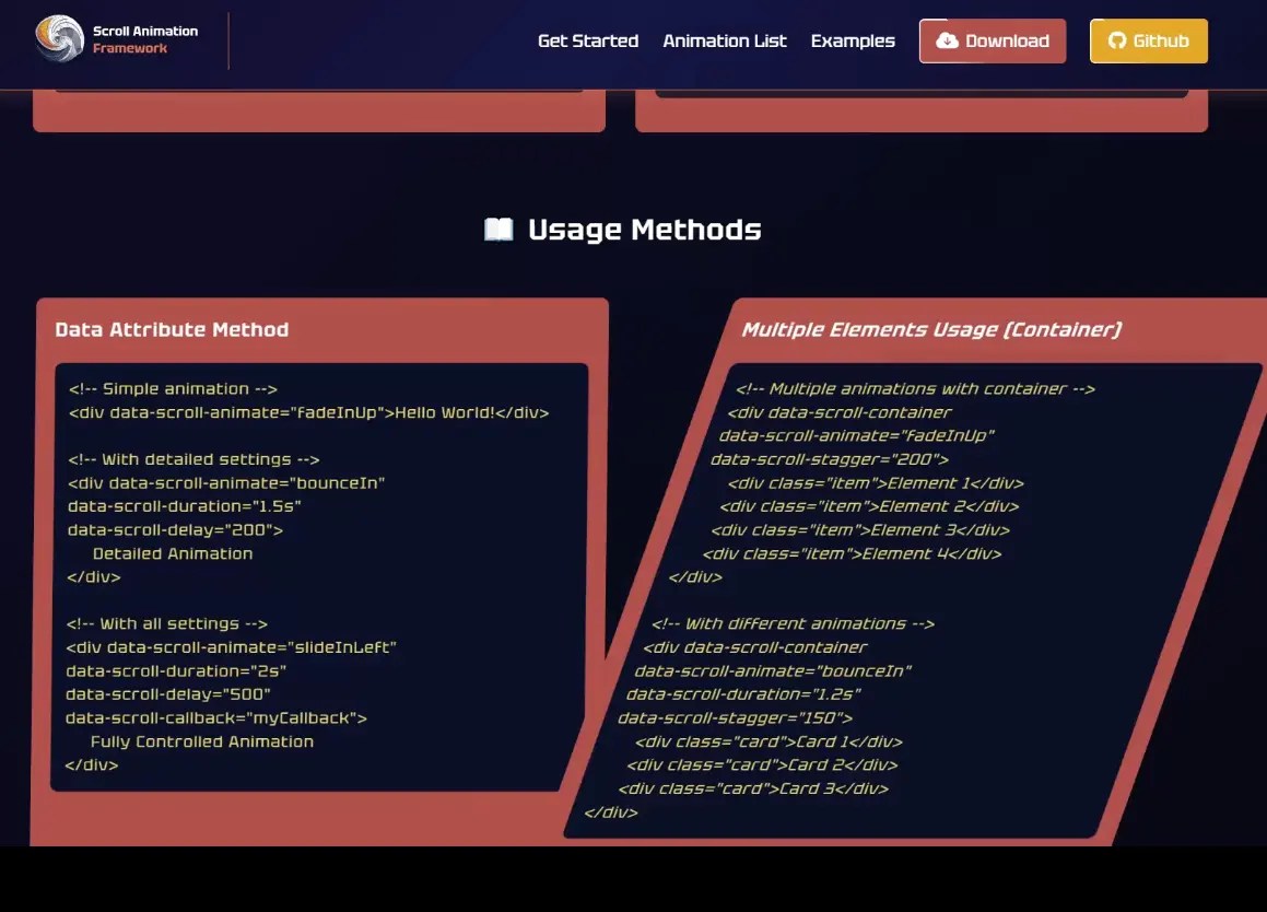 Performance-First Scroll Animation Framework with Animate.css Integration