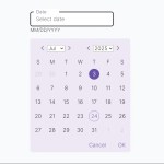 Material Design 3 Date Picker with Vanilla JS & Bootstrap 5 Material Design 3 Date Picker with Vanilla JS & Bootstrap 5