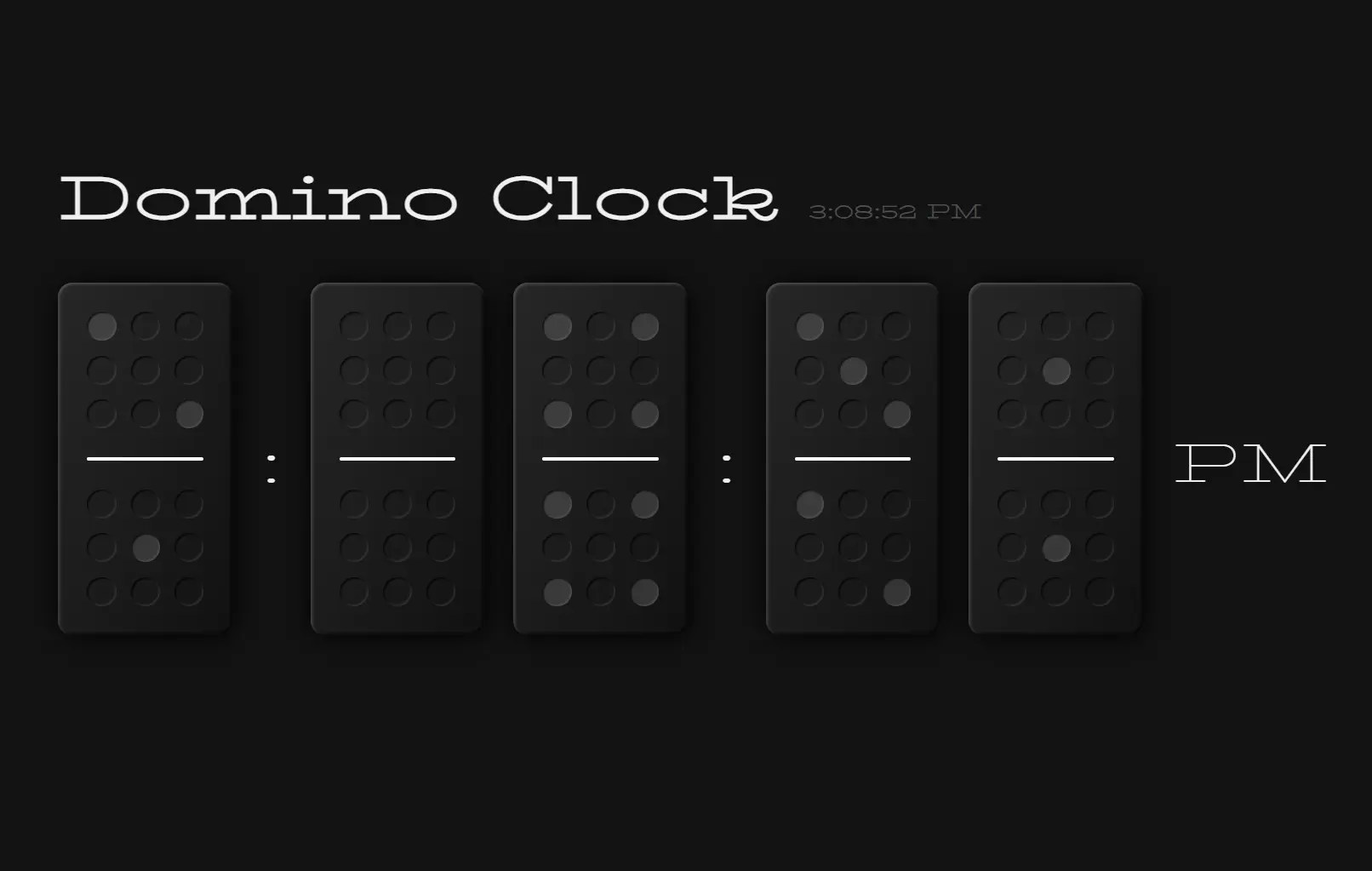 domino-Clock