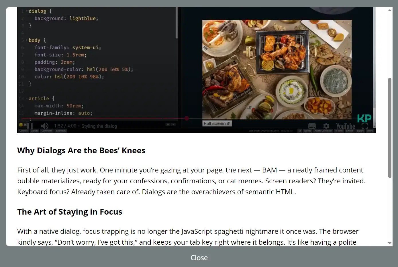 Modern Dialog Modals with Invoker Command API