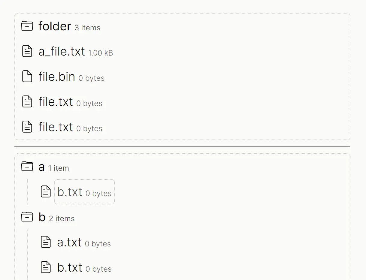 Modern File Tree Web Component with Async Loading – file-tree