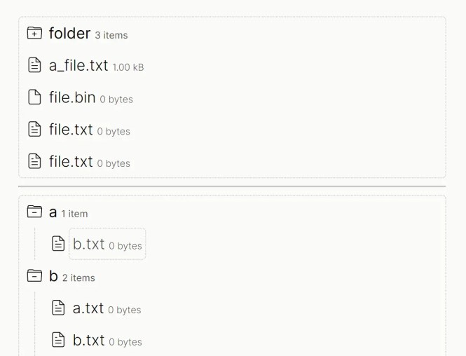 Modern File Tree Web Component with Async Loading - file-tree