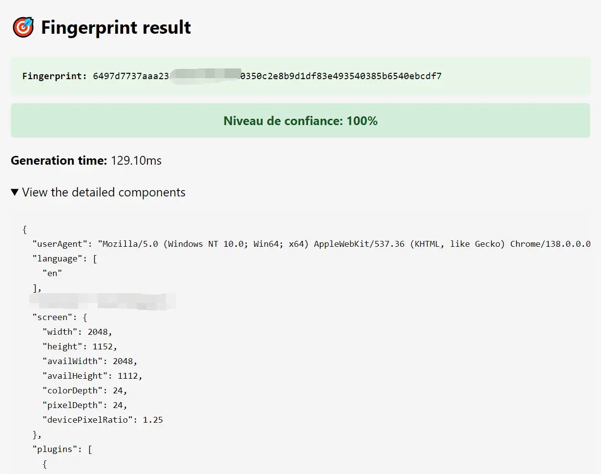 Browser Fingerprint Generator with Fraud Detection & Bot Protection