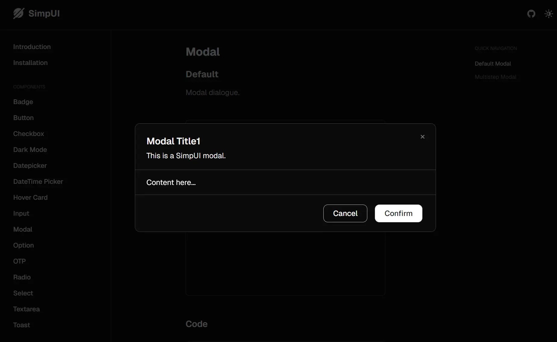 Modern UI Components with CSS and Vanilla JavaScript – SimpUI