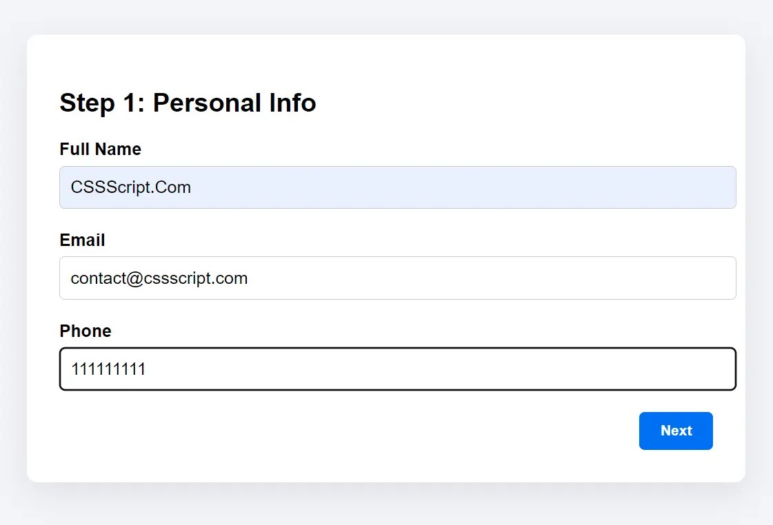 Build Multi-Step Forms Fast