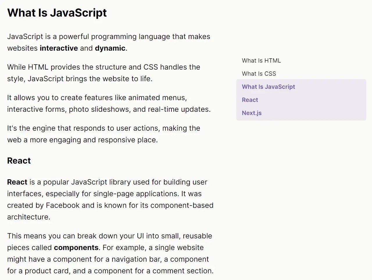 Tiny JavaScript ScrollSpy Library for Smart Navigation Highlighting