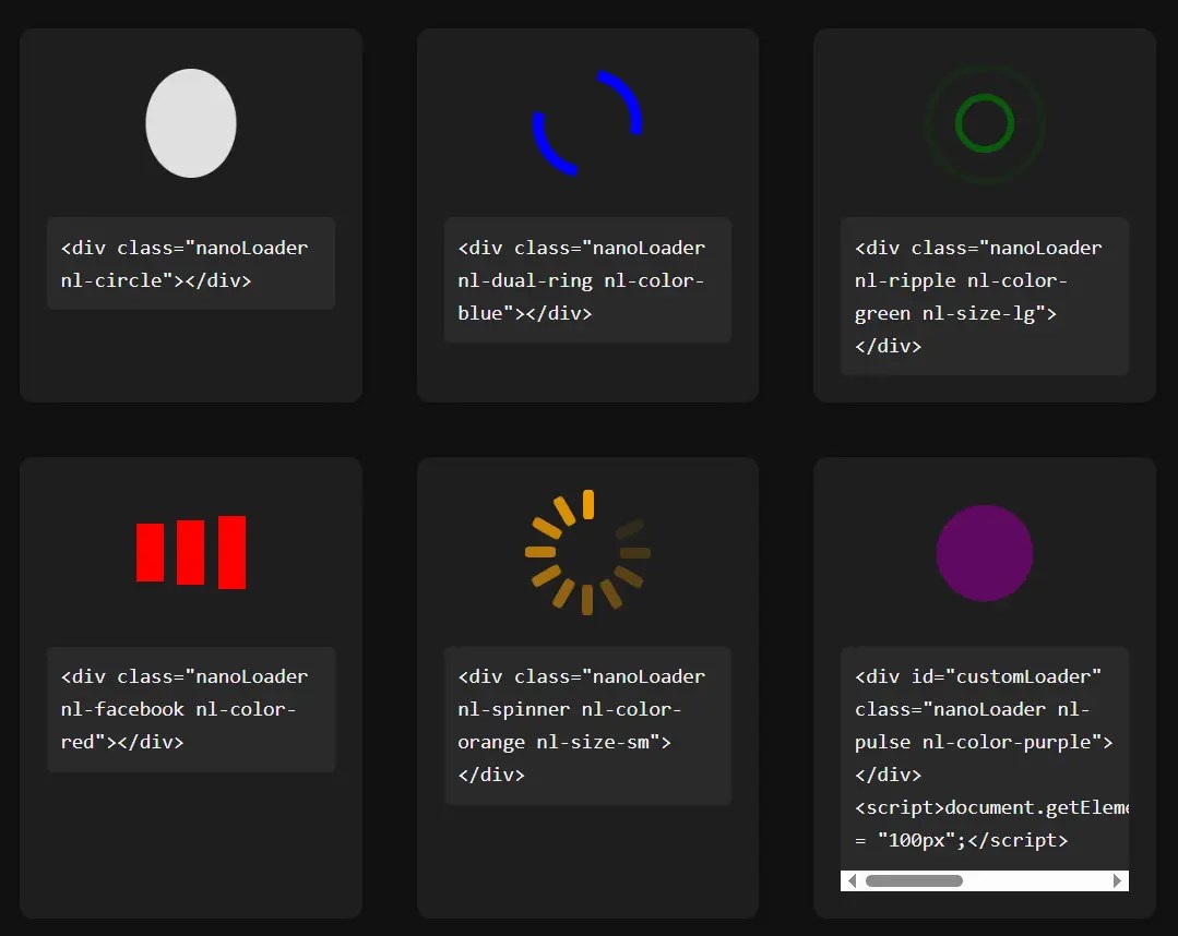 12+ Lightweight CSS Loading Animations