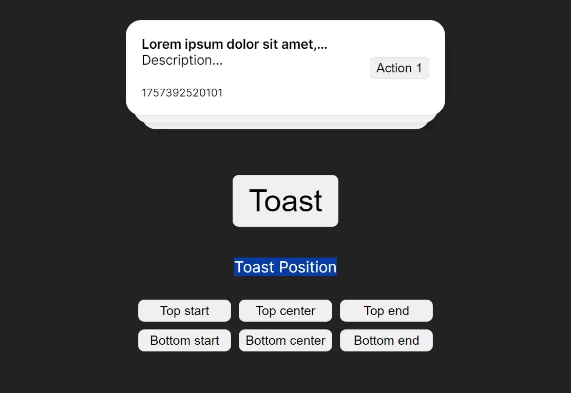 shadcn/ui Sonner-style Toast Notification Library – toast-queue