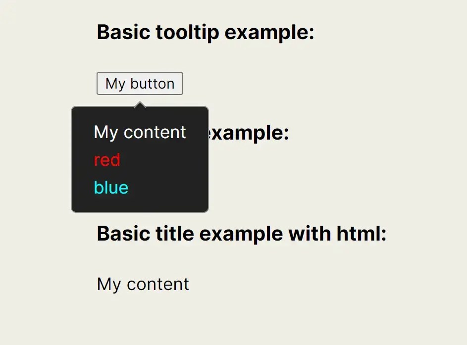 Accessible Rich-text Tooltips with with Auto-Positioning