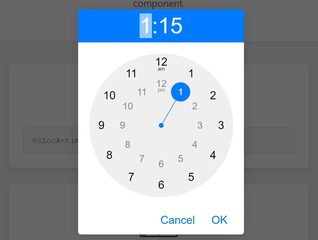 clock-timepicker