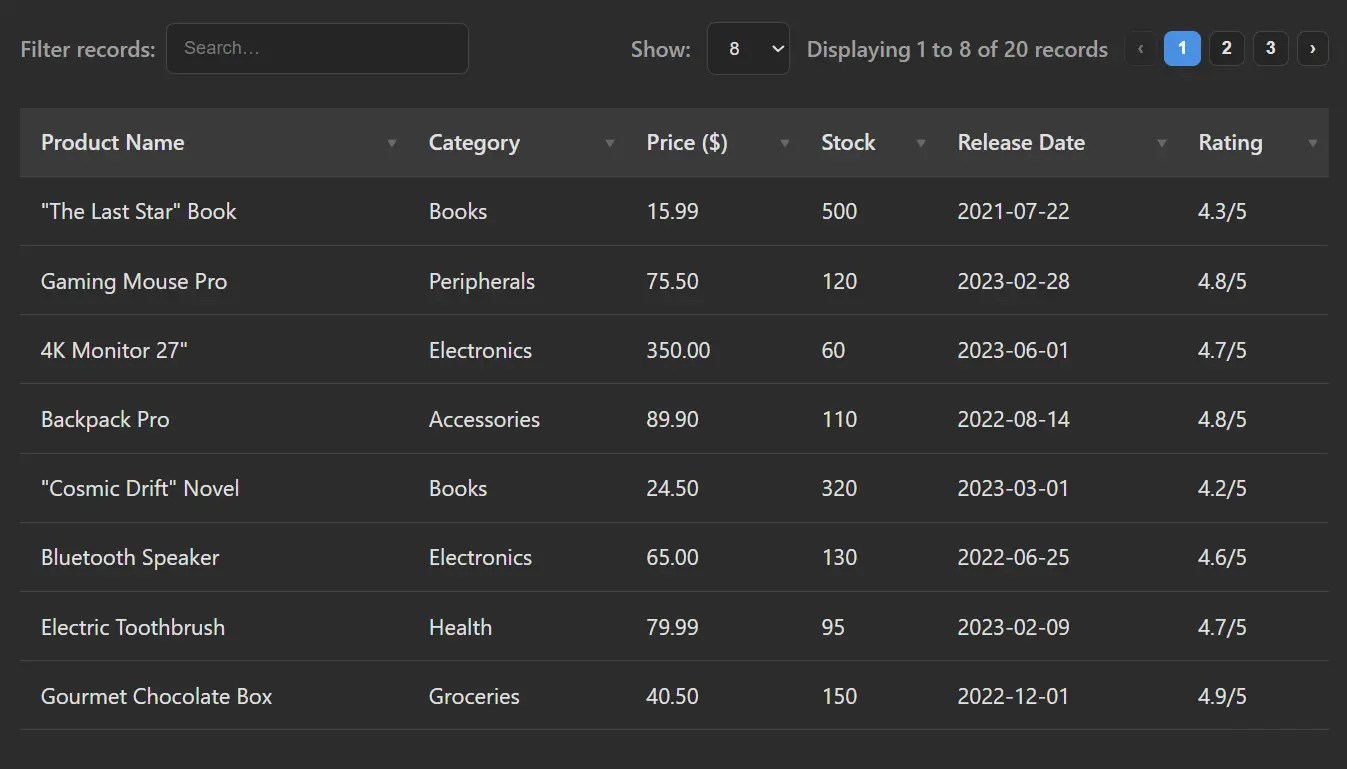 vanilla-table-enhancer