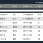 Real-Time Table Search Library Under 1KB – Searchable