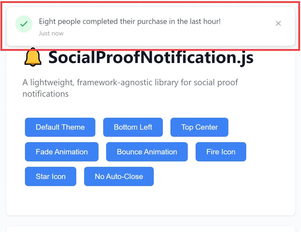 SocialProofNotification.js