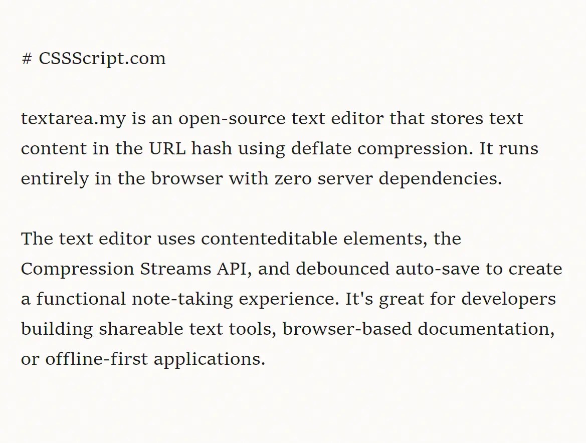 Build a Serverless Text Editor with URL Storage