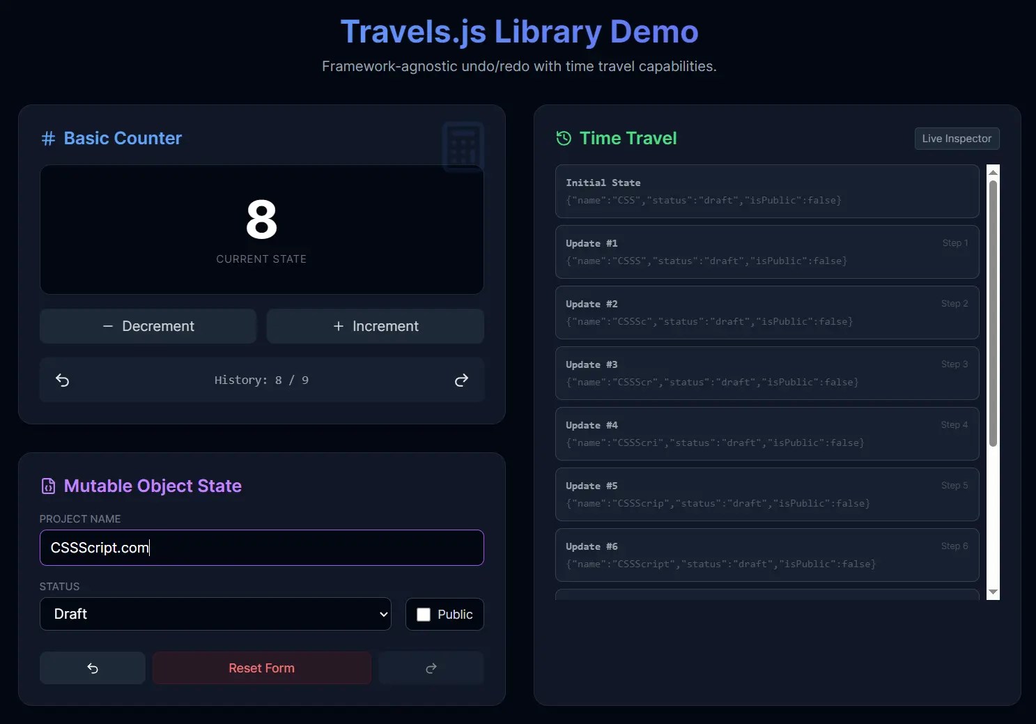 10x Faster Undo/Redo Using JSON Patches